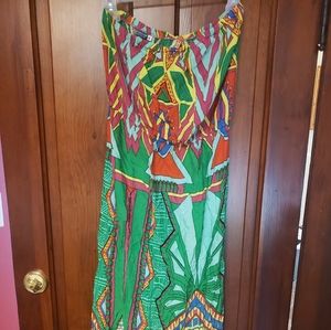 Tribal maxi dress